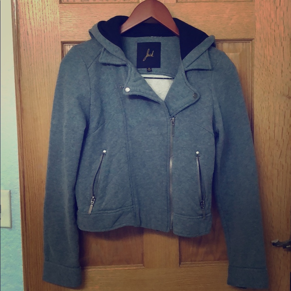 Jack by BB Dakota zip-up hooded jacket